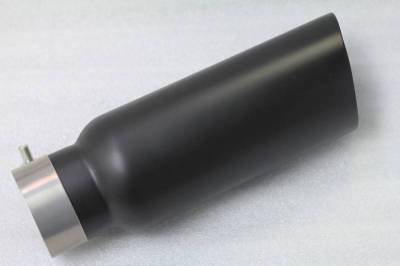 Black Horse Off Road - Muffler Tip-Black-All Cars, Trucks and SUVs( 3" inlet,4" outlet and 10" Length)|Black Horse Off Road - Image 17