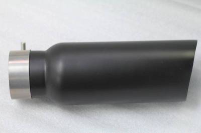 Black Horse Off Road - Muffler Tip-Black-All Cars, Trucks and SUVs( 3" inlet,4" outlet and 10" Length)|Black Horse Off Road - Image 15