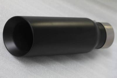 Black Horse Off Road - Muffler Tip-Black-All Cars, Trucks and SUVs( 3" inlet,4" outlet and 10" Length)|Black Horse Off Road - Image 13