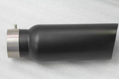 Black Horse Off Road - Muffler Tip-Black-All Cars, Trucks and SUVs( 3" inlet,4" outlet and 10" Length)|Black Horse Off Road - Image 14