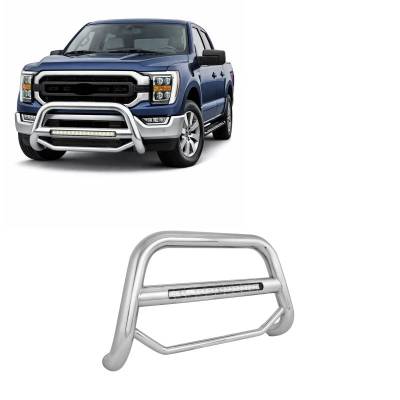 Max Beacon Bull Bar-Stainless Steel-2003-2017 Ford Expedition-Lincoln Navigator/2004-2026 Ford F-150|Black Horse Off Road