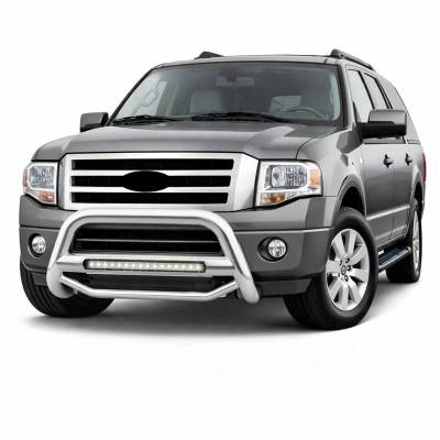 Black Horse Off Road - Max Beacon Bull Bar-Stainless Steel-2003-2017 Ford Expedition-Lincoln Navigator/2004-2026 Ford F-150|Black Horse Off Road - Image 2