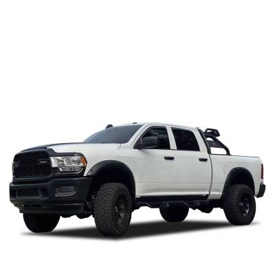Black Horse Off Road - Impact Heavy Duty Drop Side Steps-Black-2009-2010 Dodge Ram 1500 Crew Cab/2011-2026 Ram 1500 Crew Cab/2019-2022 Ram 1500 Classic Crew Cab/2010 Dodge Ram 2500|3500 Crew Cab/2011-2026 Ram 2500|3500 Crew Cab|Black Horse Off Road - Image 9