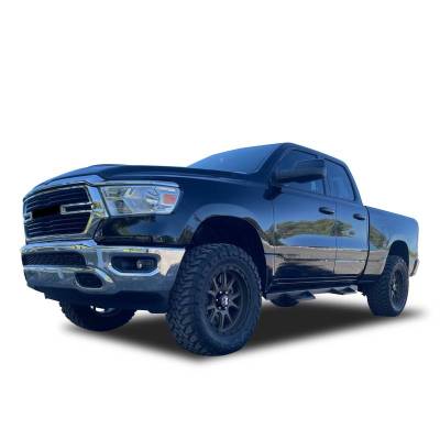 Black Horse Off Road - Impact Heavy Duty Drop Side Steps-Black-2009-2010 Dodge Ram 1500 Crew Cab/2011-2026 Ram 1500 Crew Cab/2019-2022 Ram 1500 Classic Crew Cab/2010 Dodge Ram 2500|3500 Crew Cab/2011-2026 Ram 2500|3500 Crew Cab|Black Horse Off Road - Image 3