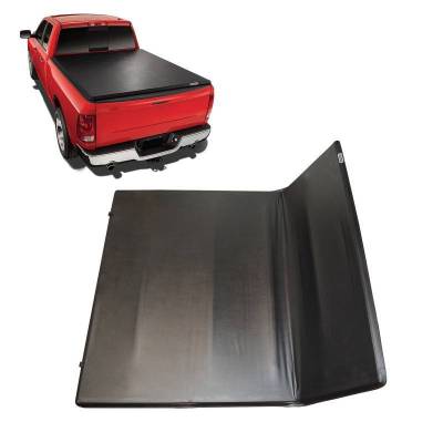 Premier Soft Tonneau Cover-Black-2010-2027 Dodge Ram 2500-3500/2019-2027 Ram 1500|Black Horse Off Road