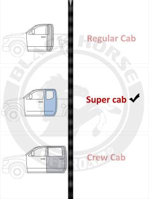 Black Horse Off Road - Impact Heavy Duty Drop Side Steps-Black-2015-2026 Ford F-150|Black Horse Off Road - Image 17