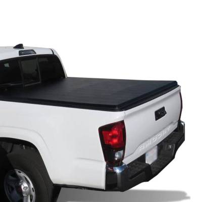 Black Horse Off Road - Premier Soft Tonneau Cover-Black-2016-2027 Toyota Tacoma|Black Horse Off Road - Image 6