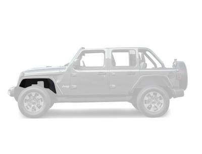 Black Horse Off Road - Front Inner Fender Flares Liners-Matte Black-2018-2026 Jeep Wrangler/2020-2026 Jeep Gladiator|Black Horse Off Road - Image 2