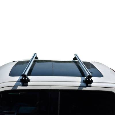 Black Horse Off Road - Traveler Cross Bar-Silver-2013-2025 Ram 1500/2015-2026 Ford F-150/2014-2025 Chevrolet Silverado 1500/2016-2026 Toyota Tacoma|Black Horse Off Road - Image 3