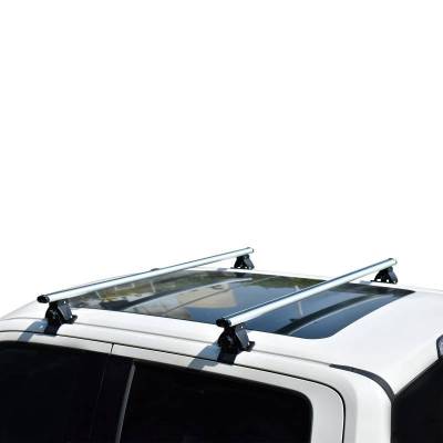 Black Horse Off Road - Traveler Cross Bar-Silver-2013-2025 Ram 1500/2015-2026 Ford F-150/2014-2025 Chevrolet Silverado 1500/2016-2026 Toyota Tacoma|Black Horse Off Road - Image 4