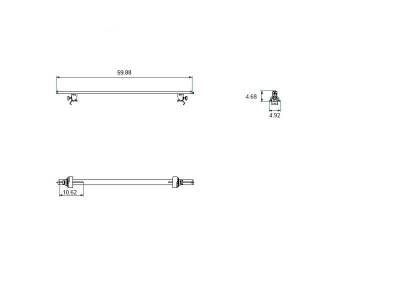 Black Horse Off Road - Traveler Cross Bar-Silver-2013-2025 Ram 1500/2015-2026 Ford F-150/2014-2025 Chevrolet Silverado 1500/2016-2026 Toyota Tacoma|Black Horse Off Road - Image 9
