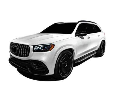 OEM Replica Running Boards-Silver-2020-2026 Mercedes-Benz GLS450/GLS580/GLS63 AMG|Black Horse Off Road