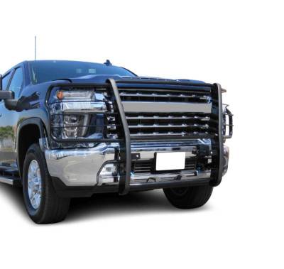 Black Horse Off Road - Grille Guard-Black-2020-2023 Chevrolet Silverado 2500 HD-3500 HD|Black Horse Off Road - Image 2