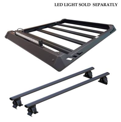 Black Horse Off Road - Traveler Roof Rack-Black-2013-2023 Chevrolet Silverado 1500-Ram 1500/2015-2026 Ford F-150|Black Horse Off Road - Image 4