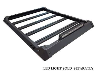 Black Horse Off Road - Traveler Roof Rack-Black-2013-2023 Chevrolet Silverado 1500-Ram 1500/2015-2026 Ford F-150|Black Horse Off Road - Image 6