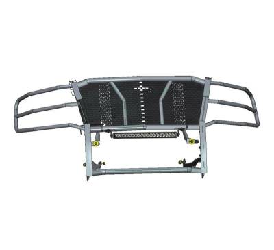 Black Horse Off Road - Rugged Heavy Duty Grille Guard Kit-Black-2015-2020 Chevrolet Tahoe- Suburban|Black Horse Off Road - Image 6