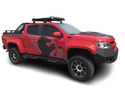 Black Horse Off Road - Superior Side Steps WTW-Black-2015-2026 Chevrolet Colorado-GMC Canyon|Black Horse Off Road - Image 2