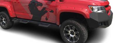 Black Horse Off Road - Superior Side Steps WTW-Black-2015-2026 Chevrolet Colorado-GMC Canyon|Black Horse Off Road - Image 4