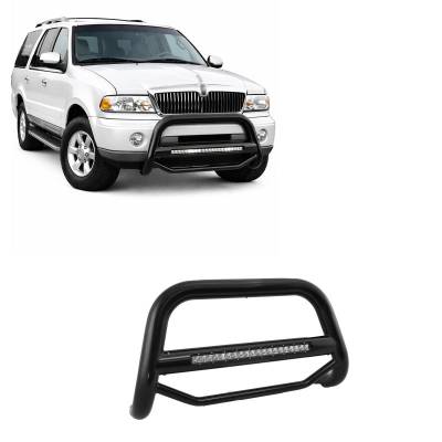 Black Horse Off Road - Max Beacon Bull Bar-Black-1997-2002 Expedition/1998-2002 Navigator/1999-2007 F-250 Super Duty/1997-2003 F-150|Black Horse Off Road - Image 2