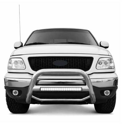 Black Horse Off Road - Max Beacon Bull Bar-Stainless Steel-1997-2002 Expedition/1998-2002 Navigator/1999-2004 Ford F-150/1999-2007 F-250 Super Duty|Black Horse Off Road - Image 3