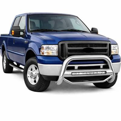 Black Horse Off Road - Max Beacon Bull Bar-Stainless Steel-1997-2002 Expedition/1998-2002 Navigator/1999-2004 Ford F-150/1999-2007 F-250 Super Duty|Black Horse Off Road - Image 7
