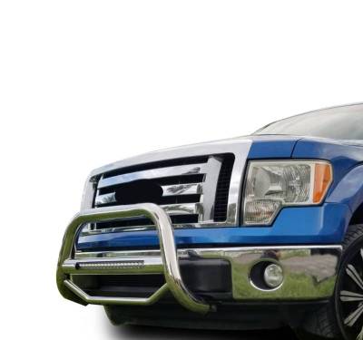 Black Horse Off Road - Max Beacon Bull Bar-Stainless Steel-2003-2017 Ford Expedition-Lincoln Navigator/2004-2026 Ford F-150/2022-2025 Ford F-150 Lightning|Black Horse Off Road - Image 2