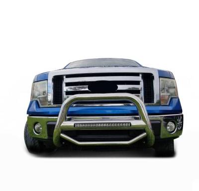 Black Horse Off Road - Max Beacon Bull Bar-Stainless Steel-2003-2017 Ford Expedition-Lincoln Navigator/2004-2026 Ford F-150/2022-2025 Ford F-150 Lightning|Black Horse Off Road - Image 6