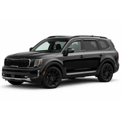 Black Horse Off Road - Rain Guards-Smoke-2020-2025 Kia Telluride|Black Horse Off Road - Image 6