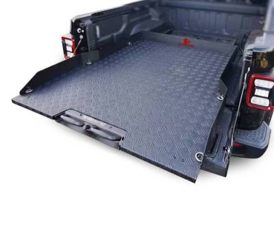 Black Horse Off Road - Slide Tray-Textured Black-2016-2026 Tacoma/2015-2024 Colorado/2019-2024 Ranger/2022-2024 Frontier/2021-2024 Gladiator|Black Horse Off Road - Image 3