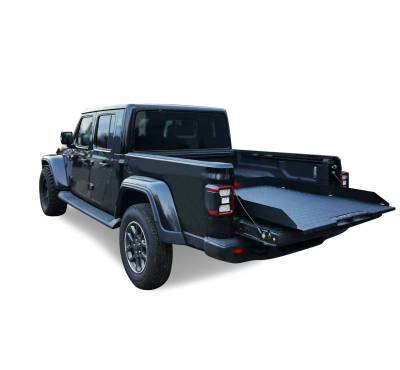 Black Horse Off Road - Slide Tray-Textured Black-2016-2026 Tacoma/2015-2024 Colorado/2019-2024 Ranger/2022-2024 Frontier/2021-2024 Gladiator|Black Horse Off Road - Image 2