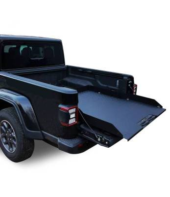 Black Horse Off Road - Slide Tray-Textured Black-2016-2026 Tacoma/2015-2024 Colorado/2019-2024 Ranger/2022-2024 Frontier/2021-2024 Gladiator|Black Horse Off Road - Image 5
