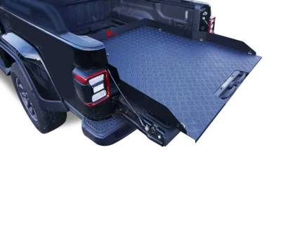 Black Horse Off Road - Slide Tray-Textured Black-2016-2026 Tacoma/2015-2024 Colorado/2019-2024 Ranger/2022-2024 Frontier/2021-2024 Gladiator|Black Horse Off Road - Image 4