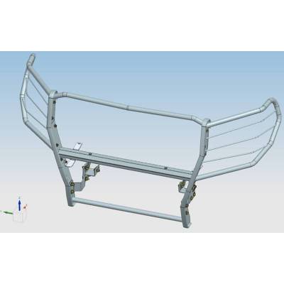 Black Horse Off Road - Grille Guard-Black-2022-2024 GMC Sierra 1500|Black Horse Off Road - Image 7