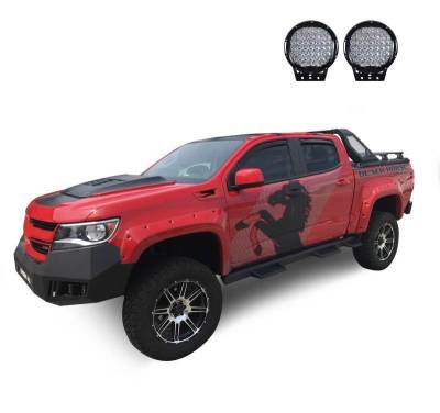 Black Horse Off Road - Vigor Roll Bar W/ Cross Bar Kit-Black-2015-2026 Chevrolet Colorado-GMC Canyon|Black Horse Off Road - Image 9