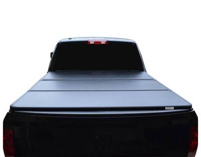 Black Horse Off Road - Apex Hard Tri-Fold Tonneau Cover-Black-2016-2027 Toyota Tacoma|Black Horse Off Road - Image 2