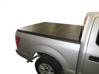 Apex Hard Tri-Fold Tonneau Cover-Black-2015-2027 Ford F-150|Black Horse Off Road