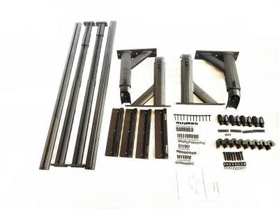 Black Horse Off Road - Spike Adjustable Bed Rack and Cargo Platform System for Midsize Trucks-Black-2005-2024 Colorado/2005-2024 Frontier/2005-2024 Ranger/2005-2026 Tacoma/2019-2024 Gladiator|Black Horse Off Road - Image 8