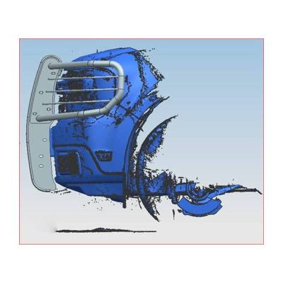 Black Horse Off Road - Grille Guard-Black-2022-2025 Ford Maverick|Black Horse Off Road - Image 10