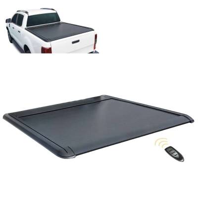 E-Roller Retractable Tonneau Cover-Black-2016-2027 Toyota Tacoma|Black Horse Off Road