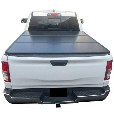 Black Horse Off Road - Apex Hard Tri-Fold Tonneau Cover-Black-2015-2027 Ram 2500-Ram 3500|Black Horse Off Road - Image 2