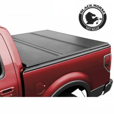 Black Horse Off Road - Apex Hard Tri-Fold Tonneau Cover-Black-2007-2027 Toyota Tundra|Black Horse Off Road - Image 6