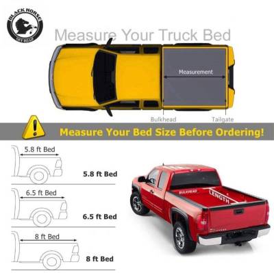 Black Horse Off Road - Apex Hard Tri-Fold Tonneau Cover-Black-2007-2027 Toyota Tundra|Black Horse Off Road - Image 7