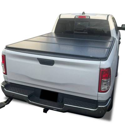 Black Horse Off Road - Apex Hard Tri-Fold Tonneau Cover-Black-2015-2027 Ram 2500-Ram 3500|Black Horse Off Road - Image 3
