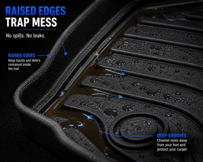 Black Horse Off Road - Totaliner Heavy Duty Floor Liner-Black-2022-2024 Jeep Grand Cherokee L|Black Horse Off Road - Image 2