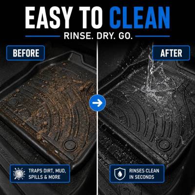 Black Horse Off Road - Totaliner Heavy Duty Floor Liner-Black-2015-2021 Toyota Tundra|Black Horse Off Road - Image 9