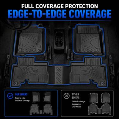 Black Horse Off Road - Totaliner Heavy Duty Floor Liner-Black-2018-2024 Jeep Wrangler|Black Horse Off Road - Image 2