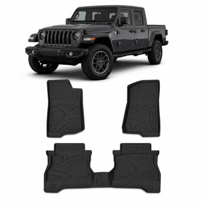 Black Horse Off Road - Totaliner Heavy Duty Floor Liner-Black-2020-2024 Jeep Gladiator|Black Horse Off Road - Image 2
