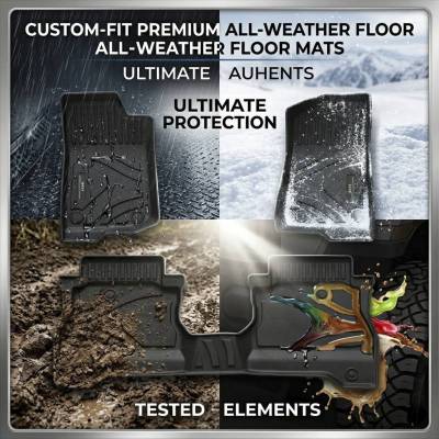 Black Horse Off Road - Totaliner Heavy Duty Floor Liner-Black-2020-2024 Jeep Gladiator|Black Horse Off Road - Image 6