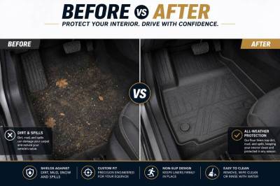 Black Horse Off Road - Totaliner Heavy Duty Floor Liner-Black-2017-2022 Chevrolet Equinox|Black Horse Off Road - Image 5