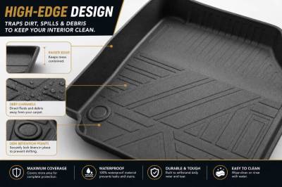 Black Horse Off Road - Totaliner Heavy Duty Floor Liner-Black-2017-2022 Chevrolet Equinox|Black Horse Off Road - Image 6